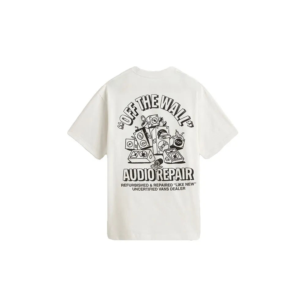 Vans Mens Refurbed Short Sleeve T-Shirt - Marshmallow