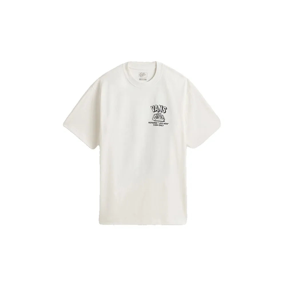 Vans Mens Refurbed Short Sleeve T-Shirt - Marshmallow