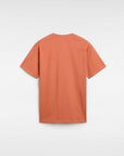 Vans Mens Left Chest Logo T-Shirt - Auburn