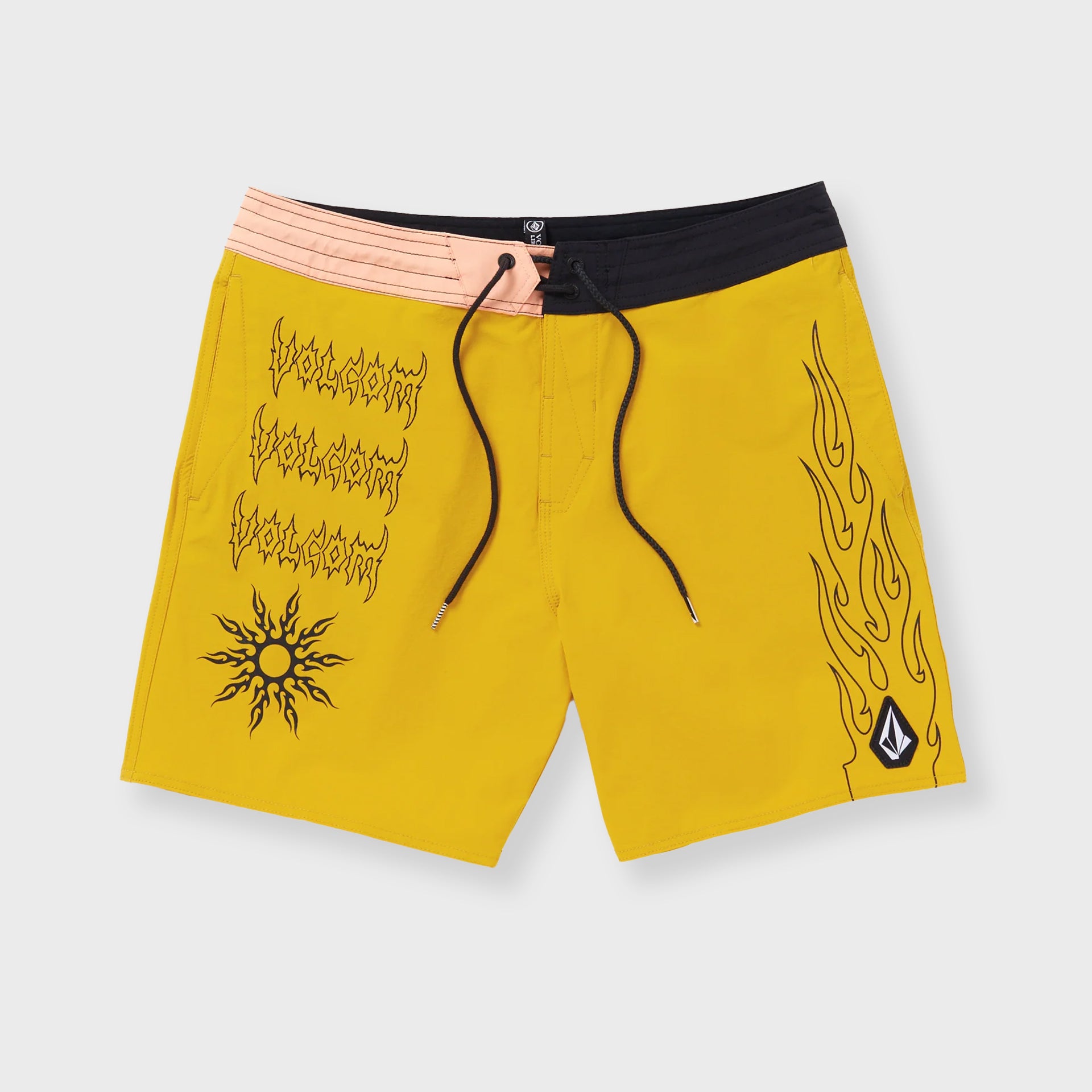 Volcom Mens About Time Liberators 17" Boardshorts - Lemon - ManGo Surfing