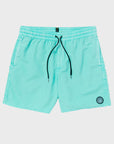 Volcom Mens Center Trunk 17" Boardshort - Crete Blue - ManGo Surfing