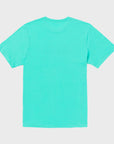 Volcom Mens Crash Test T-Shirt - Dusty Aqua - ManGo Surfing