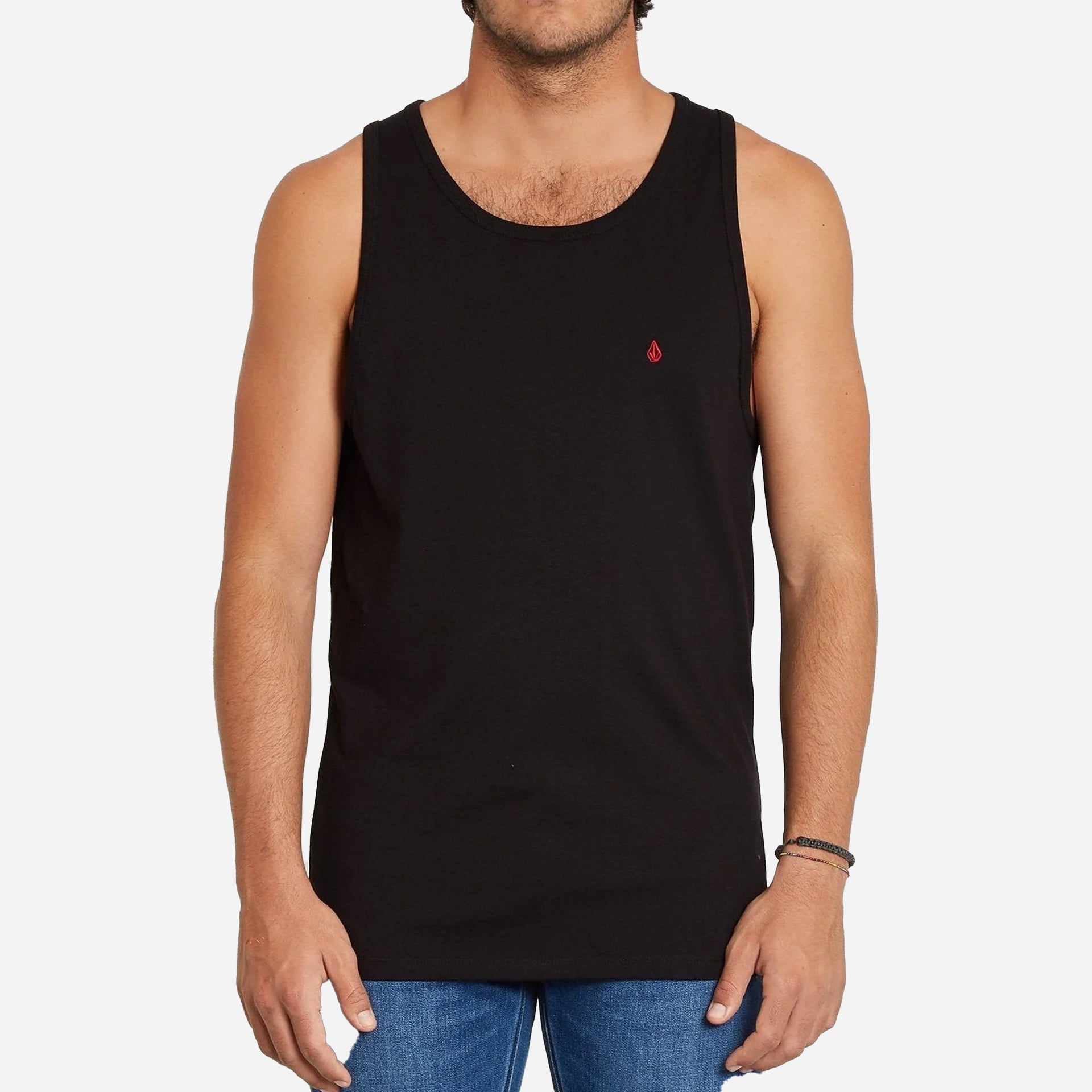 Volcom Mens Stone Blank Tank Top - Black - ManGo Surfing