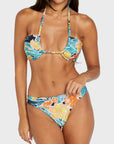 Volcom Womens Take It Easy Bandeau Bikini Top - Multi - ManGo Surfing