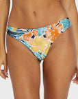 Volcom Womens Take It Easy Cheekini Bikini Bottom - Multi - ManGo Surfing