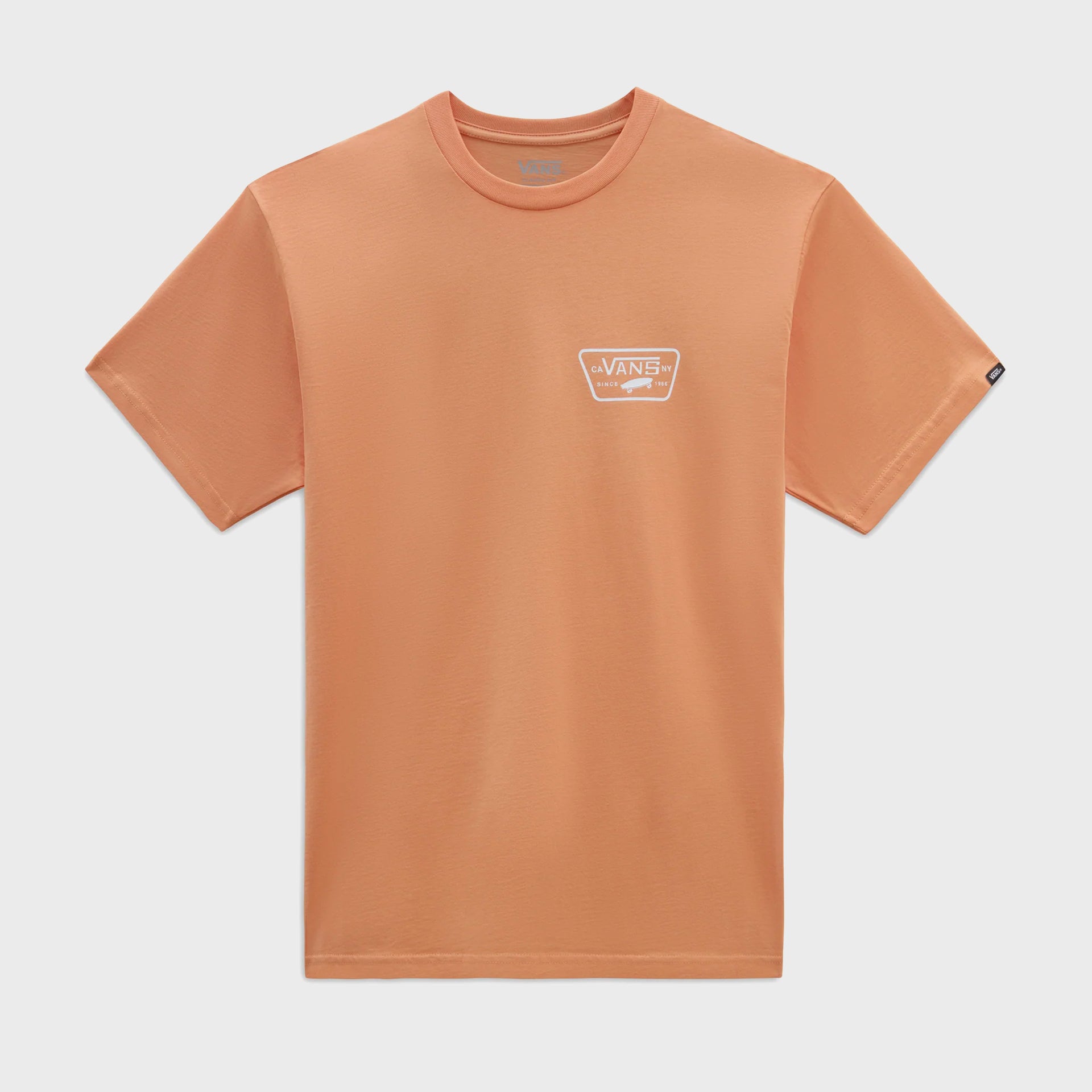 Vans Mens Full Patch Back T-Shirt - Copper Tan/White - ManGo Surfing