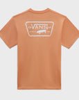 Vans Mens Full Patch Back T-Shirt - Copper Tan/White - ManGo Surfing