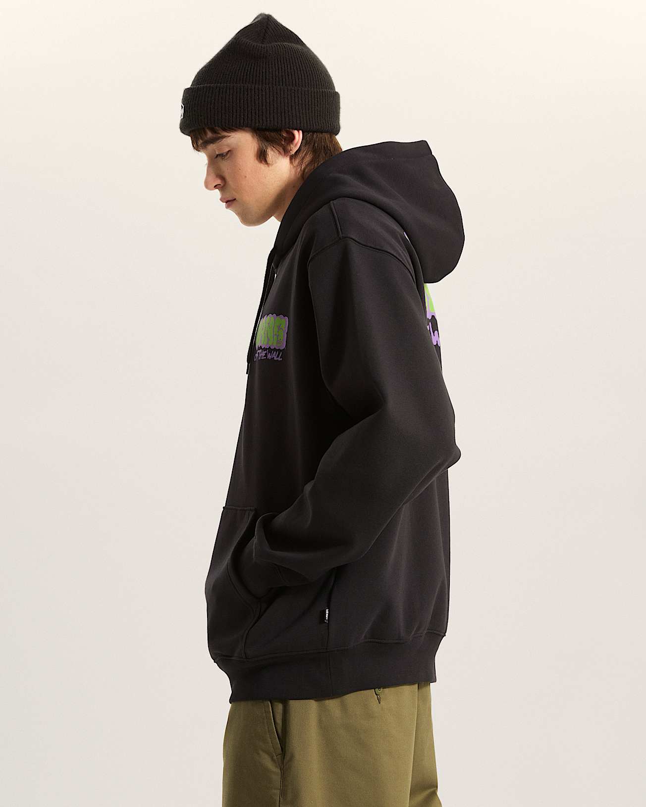 Vans Mens Graff Loose Pullover Hoodie - Black