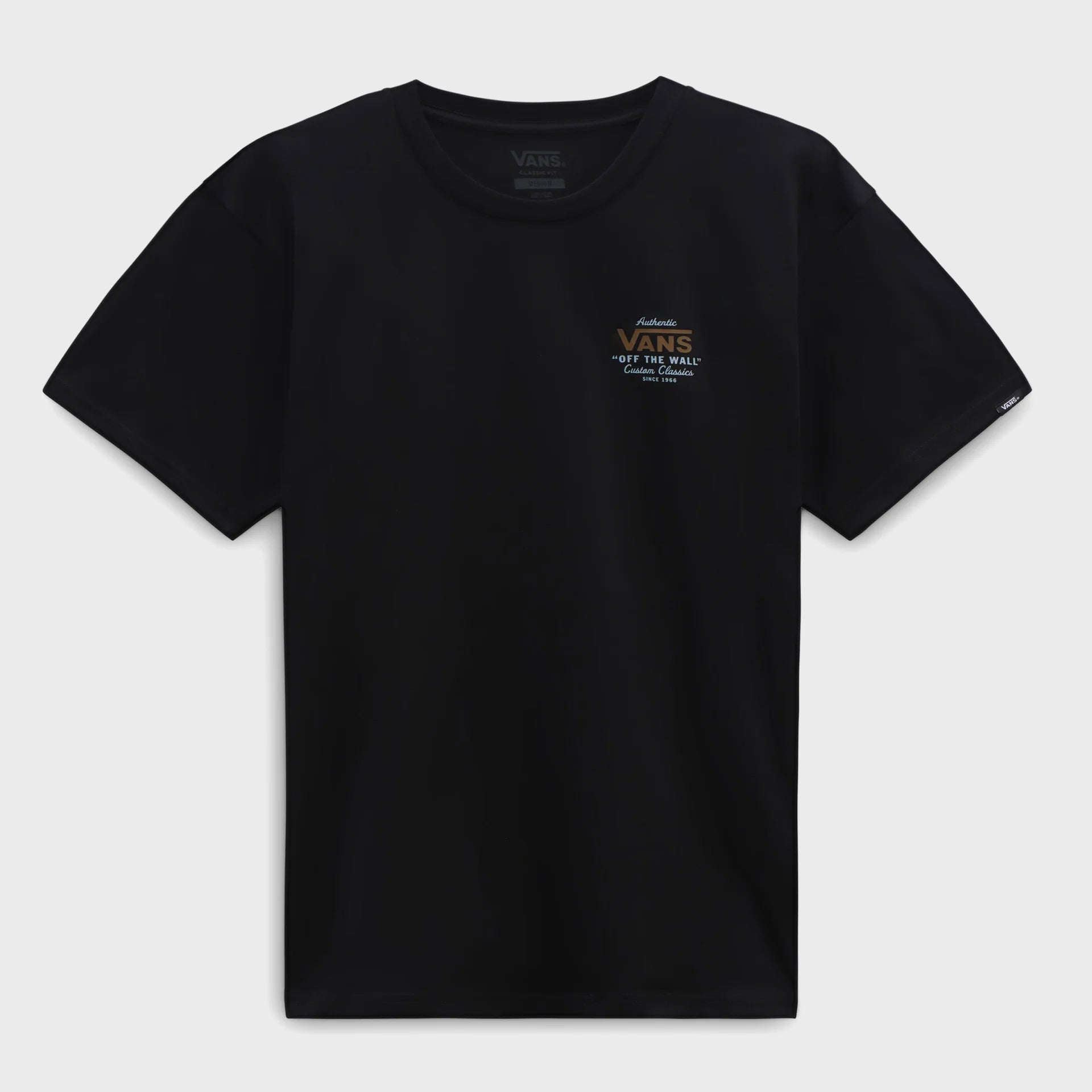 Vans Mens Holder ST Classic T-Shirt - Black/Antelope - ManGo Surfing