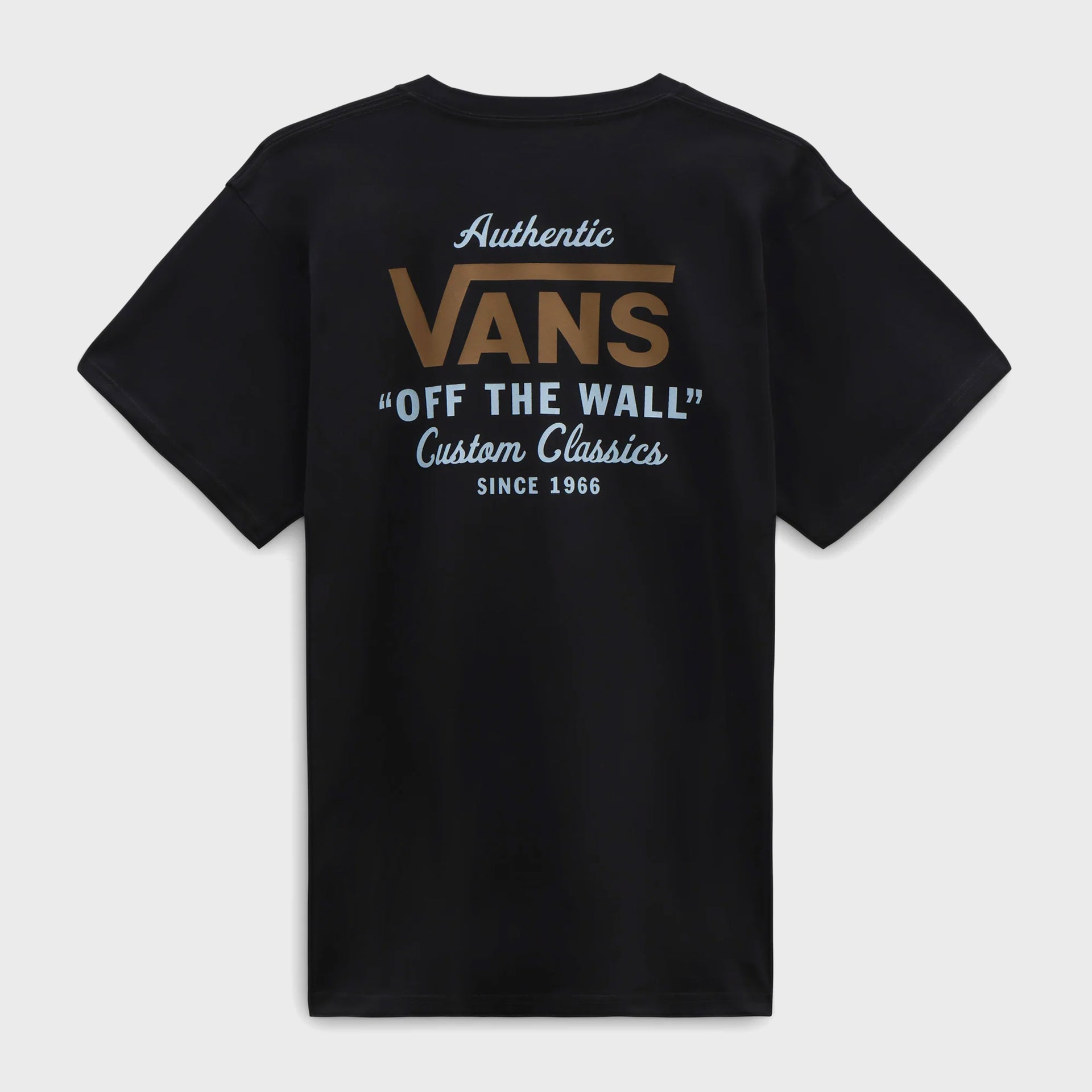 Vans Mens Holder ST Classic T-Shirt - Black/Antelope - ManGo Surfing