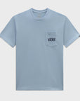 Vans Mens Style 76 Back T-Shirt - Dusty Blue/Dress Blues - ManGo Surfing