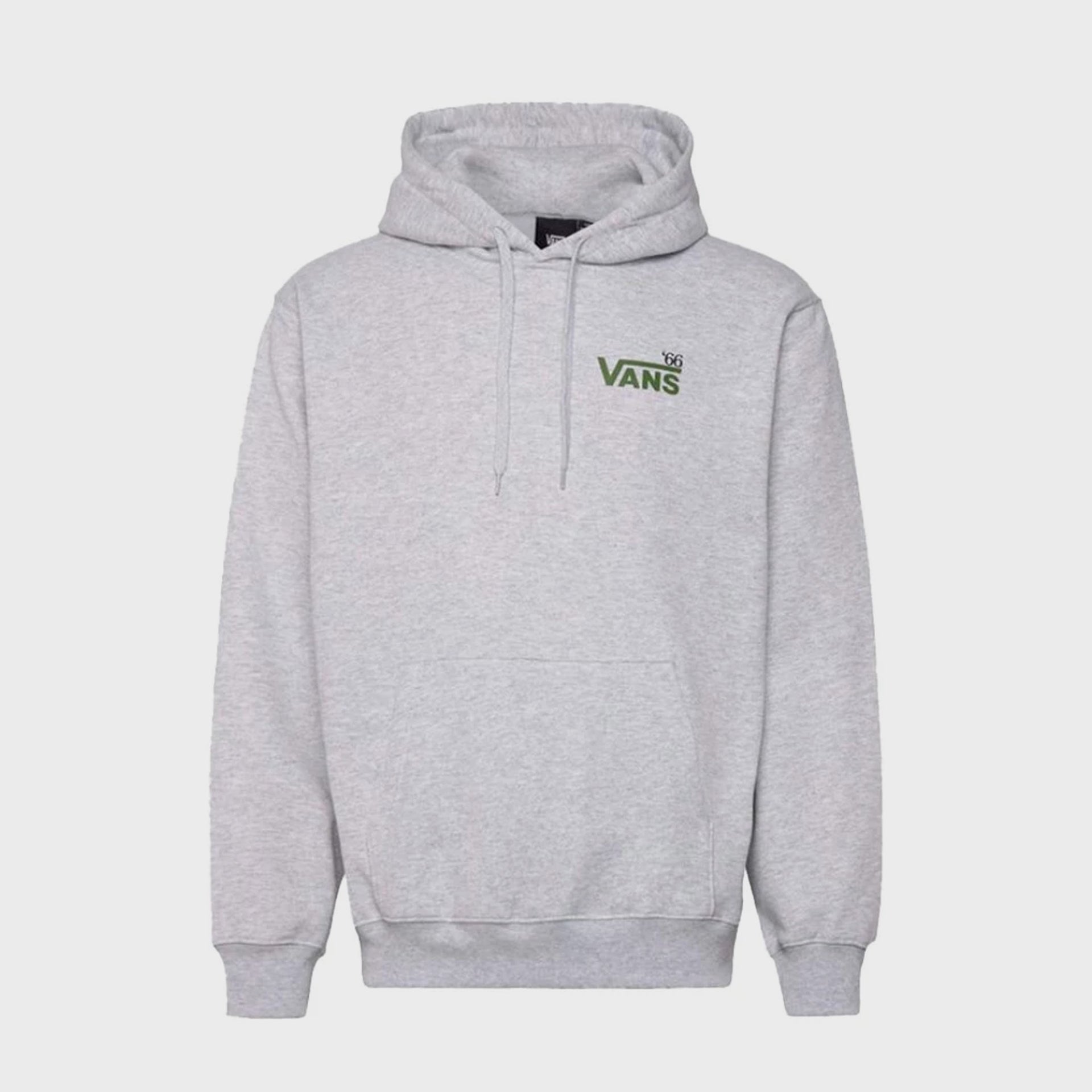 Vans Mens Posted Loose Pullover Hoodie - Light Grey Heather