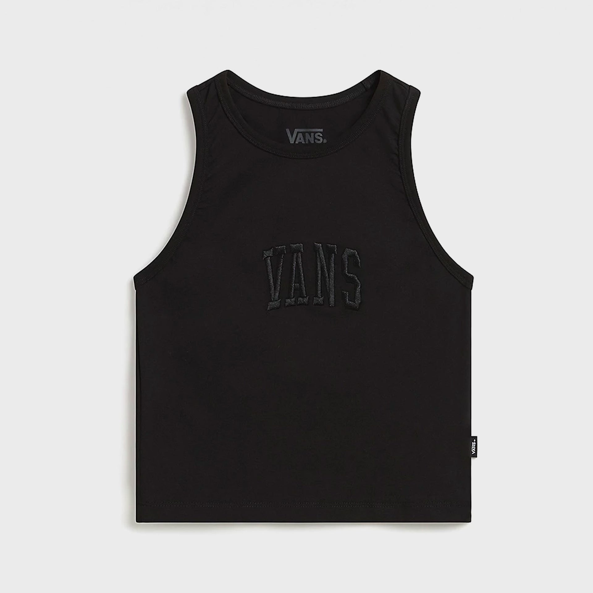 Vans Womens Varsity CC Racer Tank T-Shirt - Black - ManGo Surfing