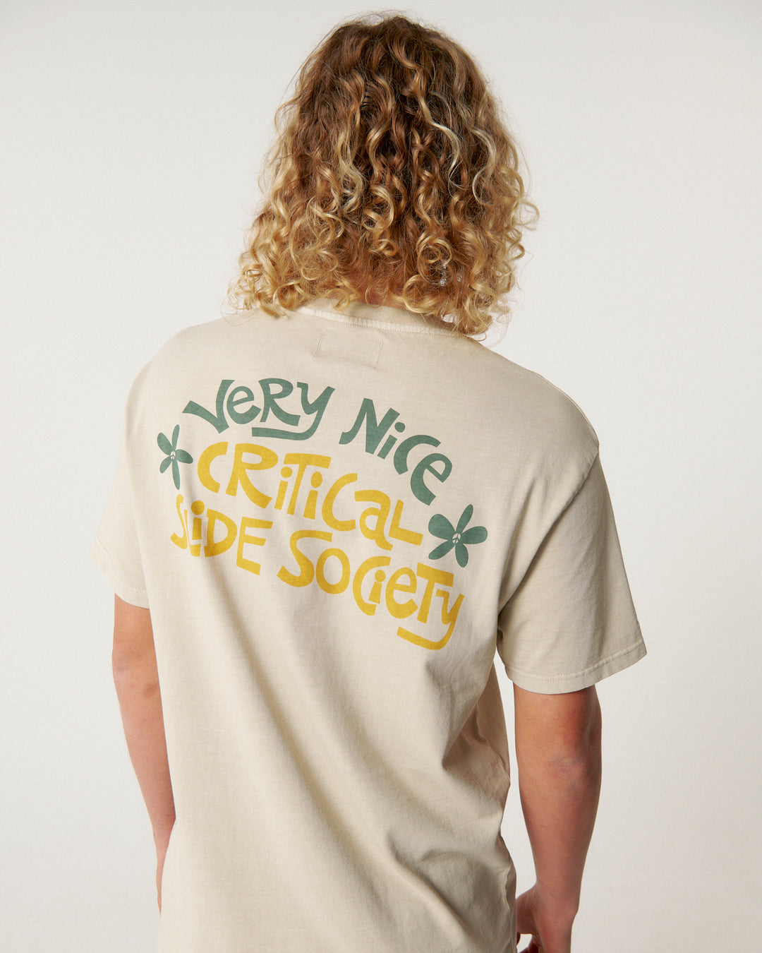 The Critical Slide Society Mens Very Nice T-Shirt - Ecru