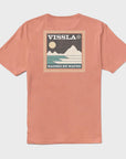 Vissla Mens Big Sky Organic T-Shirt - Papaya - ManGo Surfing
