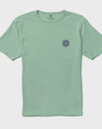 Vissla Mens Spins Organic T-Shirt - Jade - ManGo Surfing