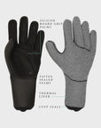 Vissla 7 Seas 3mm Wetsuit Gloves - Black - ManGo Surfing