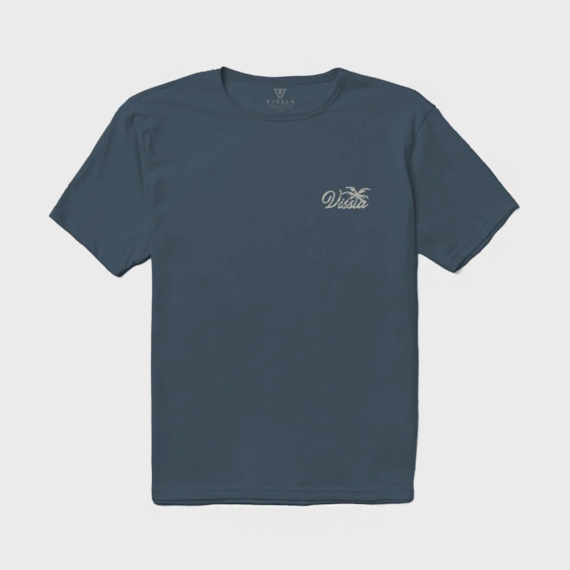 Vissla Essentials Organic T-Shirt - Dark Denim - ManGo Surfing