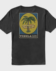 Vissla Mens Atomic Palms Organic T-Shirt - Phantom - ManGo Surfing