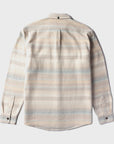 Vissla Mens Descanso Long Sleeve Flannel Shirt - Bone
