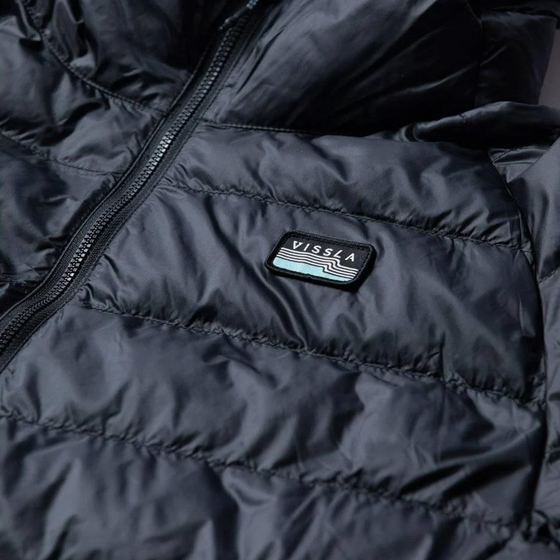 Vissla Pacific Packable Eco Jacket - Black - ManGo Surfing
