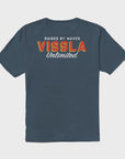 Vissla Sign Painter Organic T-Shirt - Dark Denim - ManGo Surfing