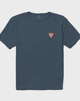 Vissla Sign Painter Organic T-Shirt - Dark Denim - ManGo Surfing