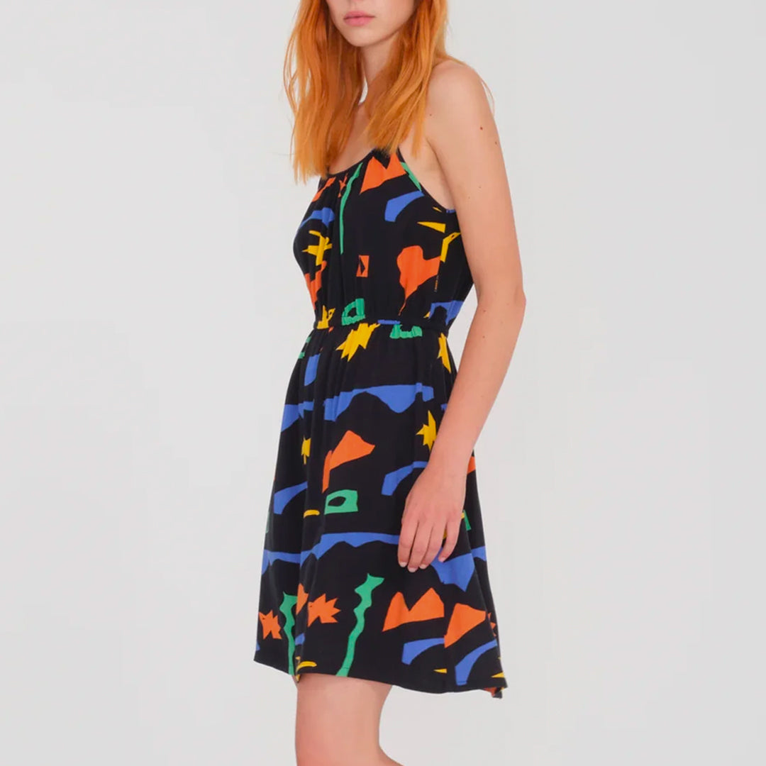 Volcom Womens Arthur Longo Cami Dress - Black - ManGo Surfing