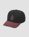 Volcom Mens Embossed Stone Adj Hat - One Size - Merlot - ManGo Surfing