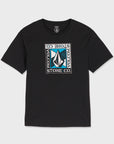 Volcom Mens Angle Iron T-Shirt - Black - ManGo Surfing