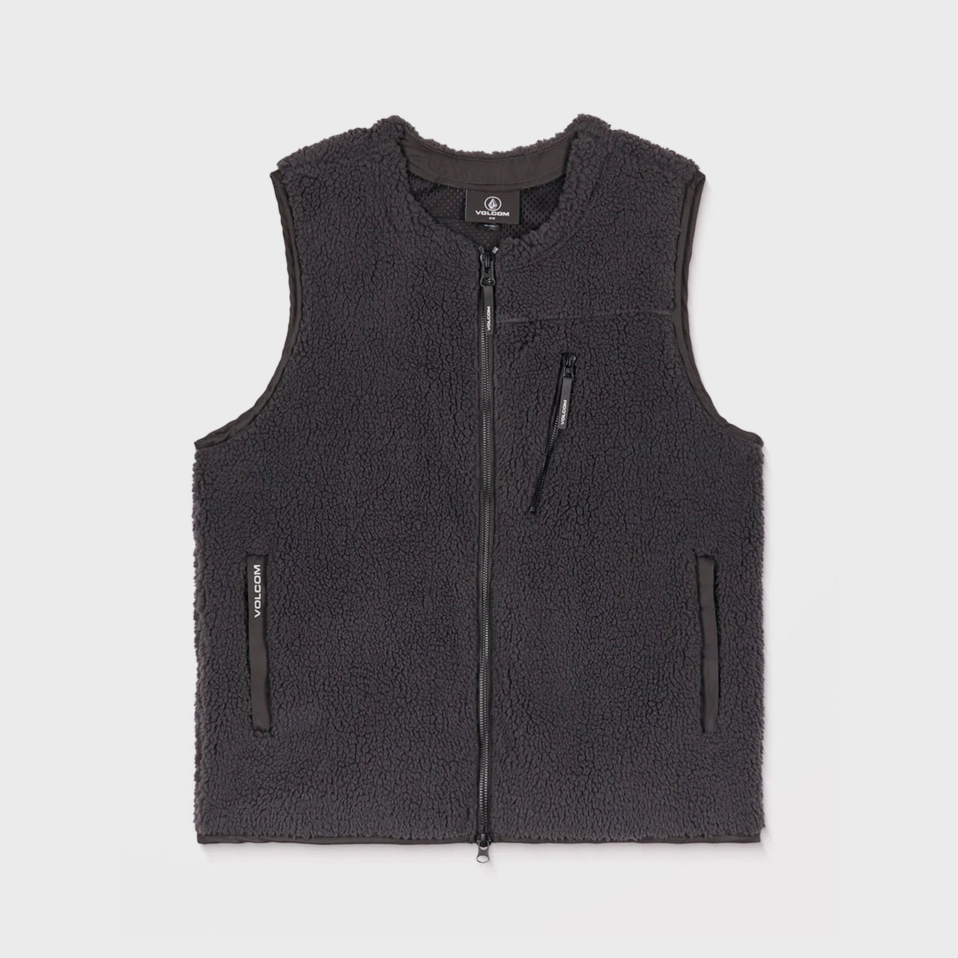 Volcom Mens Arch Stone Vest - Asphalt Black - ManGo Surfing