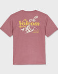 Volcom Mens Back Country T-Shirt - Merlot - ManGo Surfing