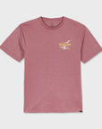 Volcom Mens Back Country T-Shirt - Merlot - ManGo Surfing