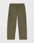 Volcom Mens Billow Tapered Elasticated Waist Cargo Trousers - Sage Leaf - ManGo Surfing