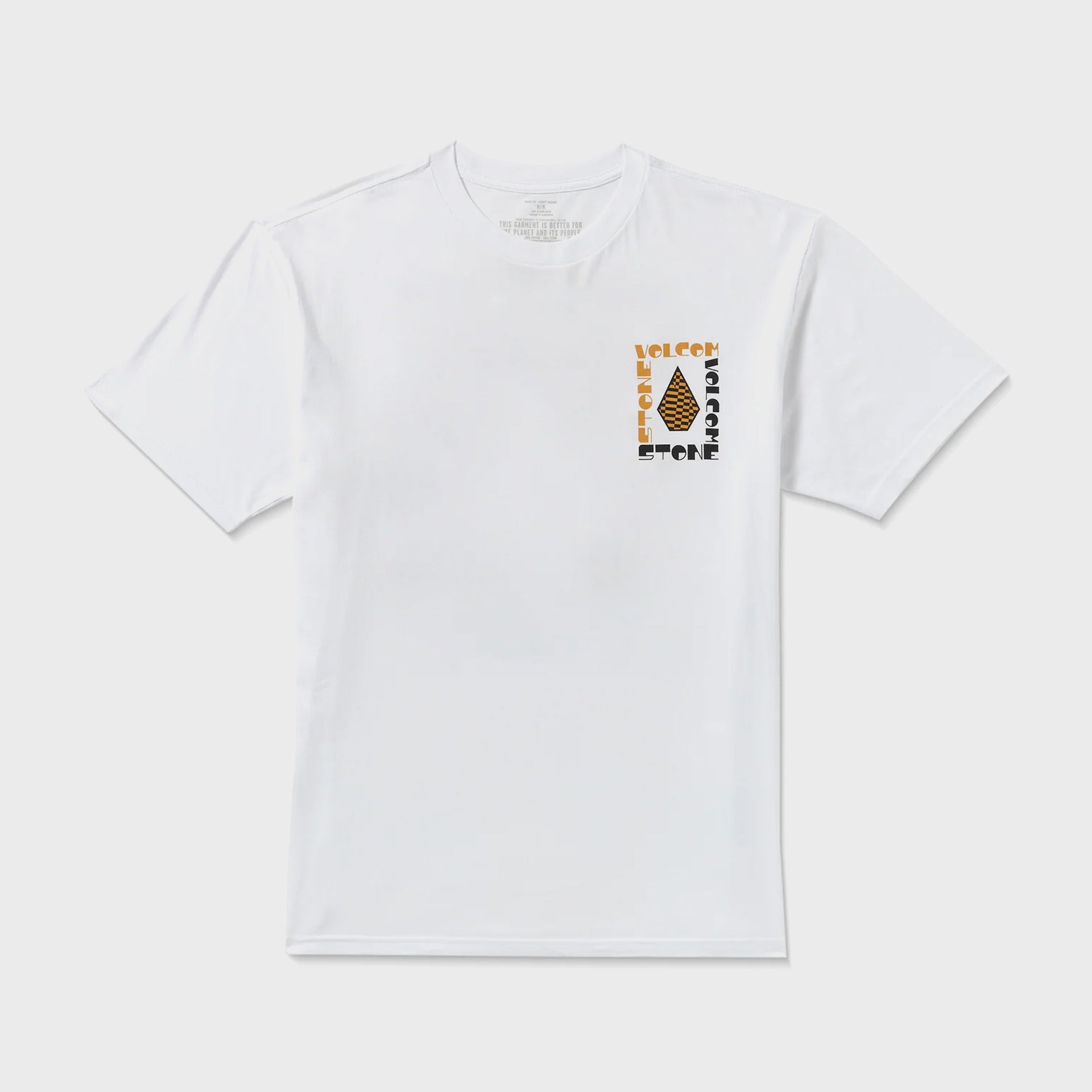 Volcom Mens Cornerstone T-Shirt - White - ManGo Surfing