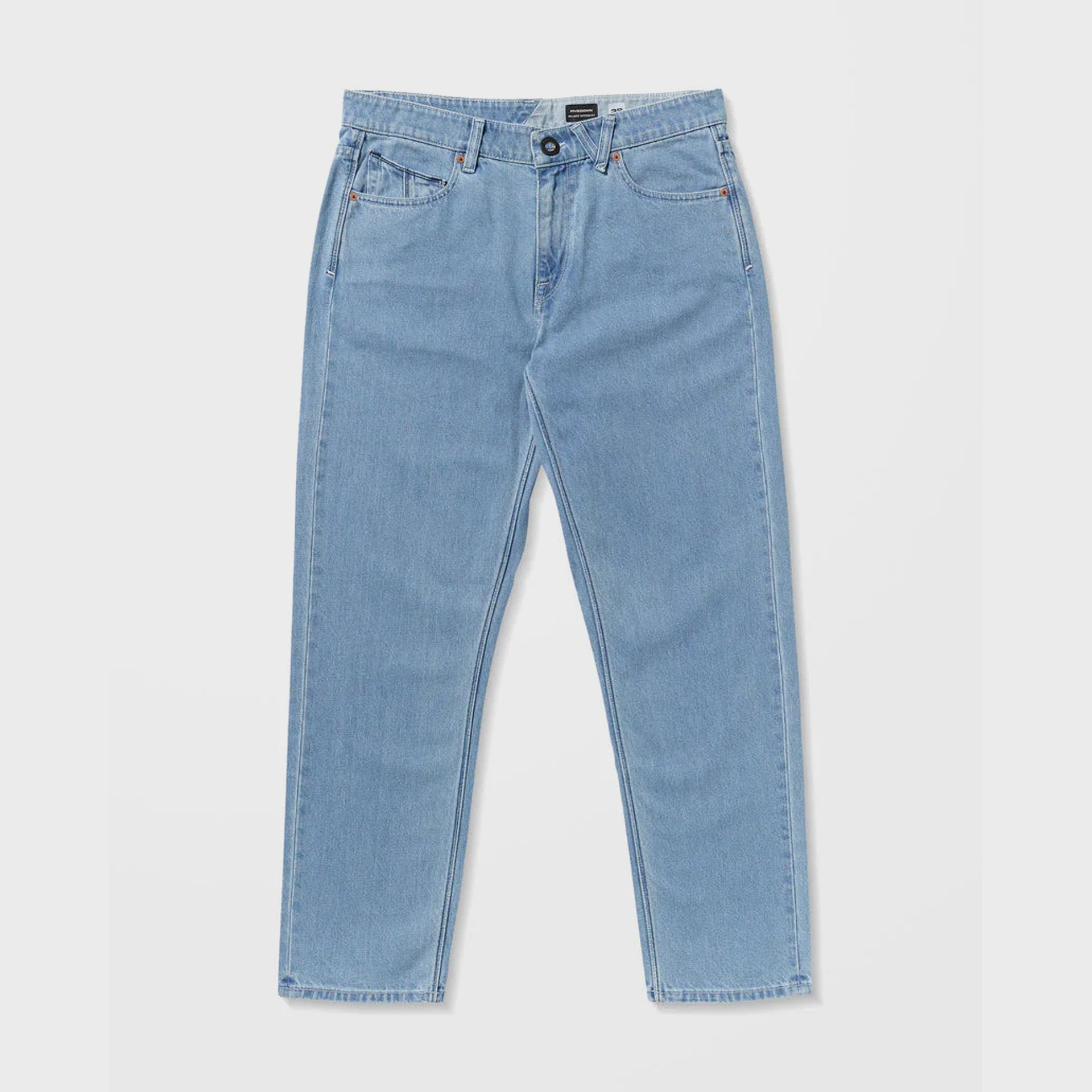 Volcom Mens Fivedown Jeans - Camper Blue - ManGo Surfing