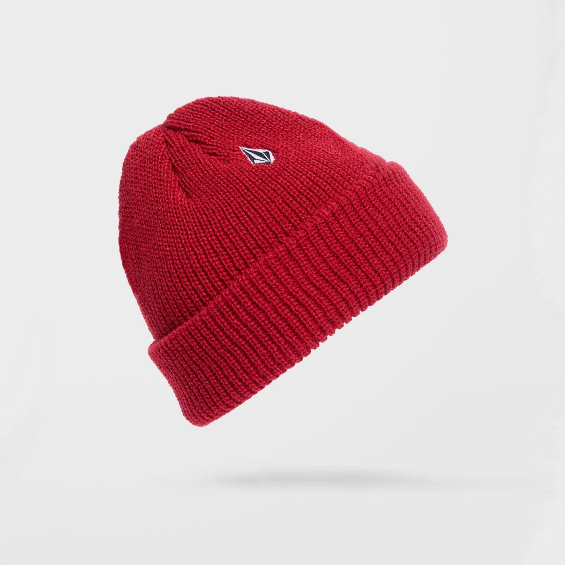 Volcom Mens Full Stone Beanie Hat - One Size - Lifeguard Red - ManGo Surfing