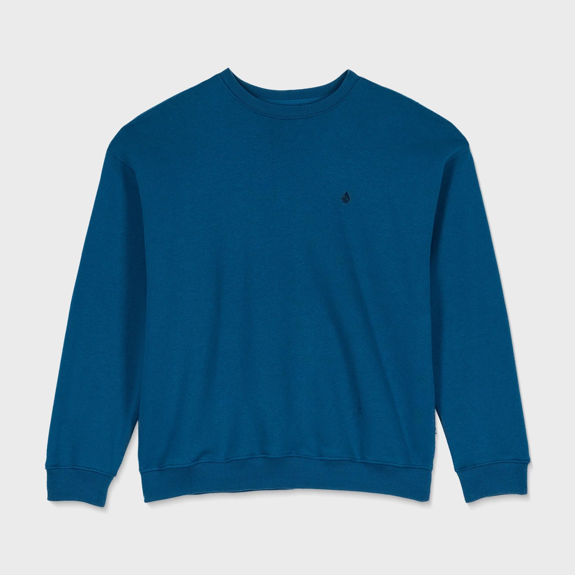 Volcom Mens Single Stone Sweatshirt - Cosmic Blue - ManGo Surfing