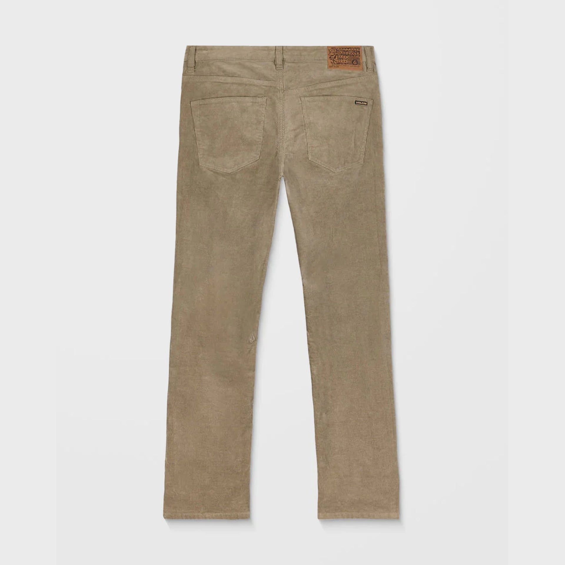 Volcom Mens Solver 5 Pocket Corduroy Trousers - Brindle - ManGo Surfing