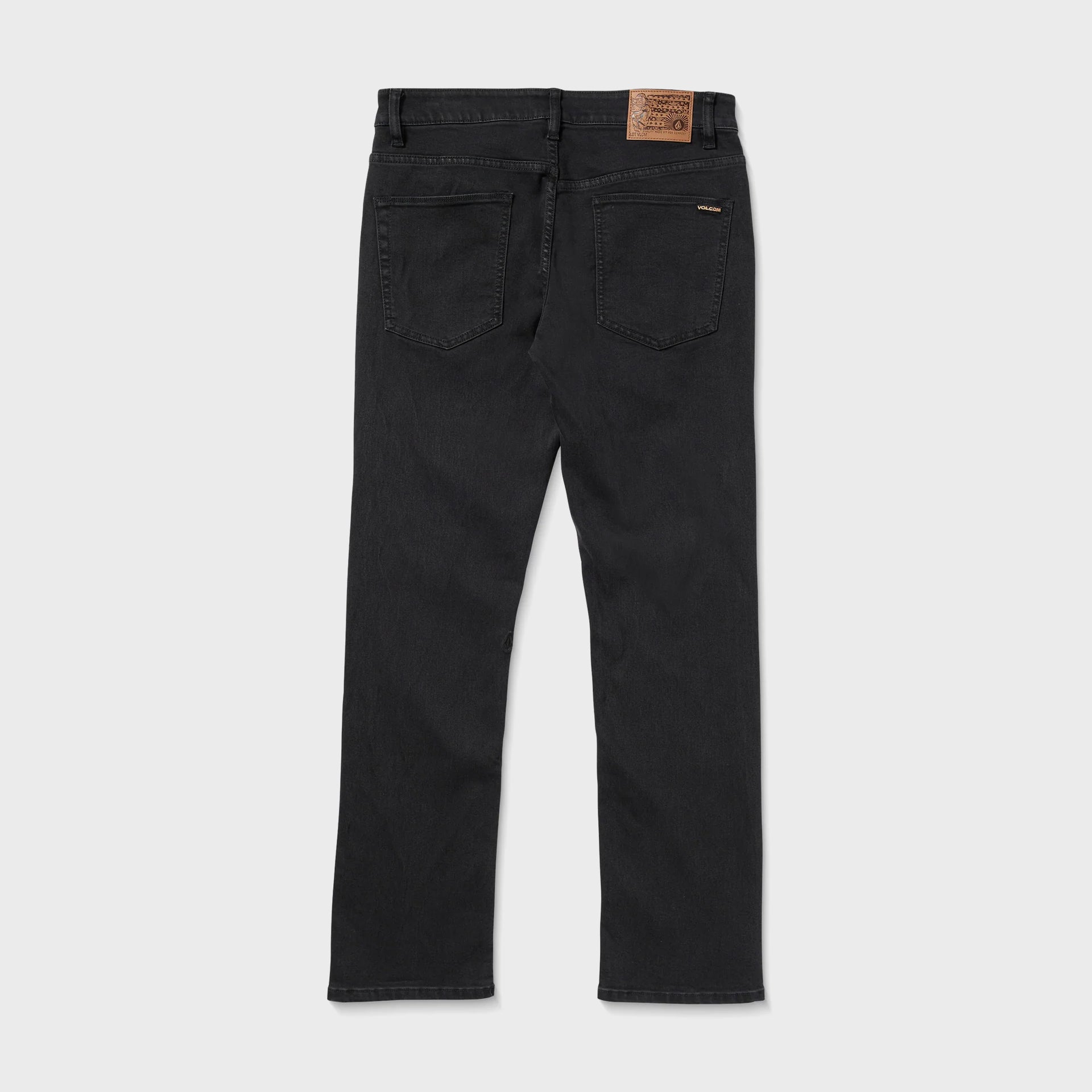 Volcom Mens Solver Jeans - Black Out - ManGo Surfing