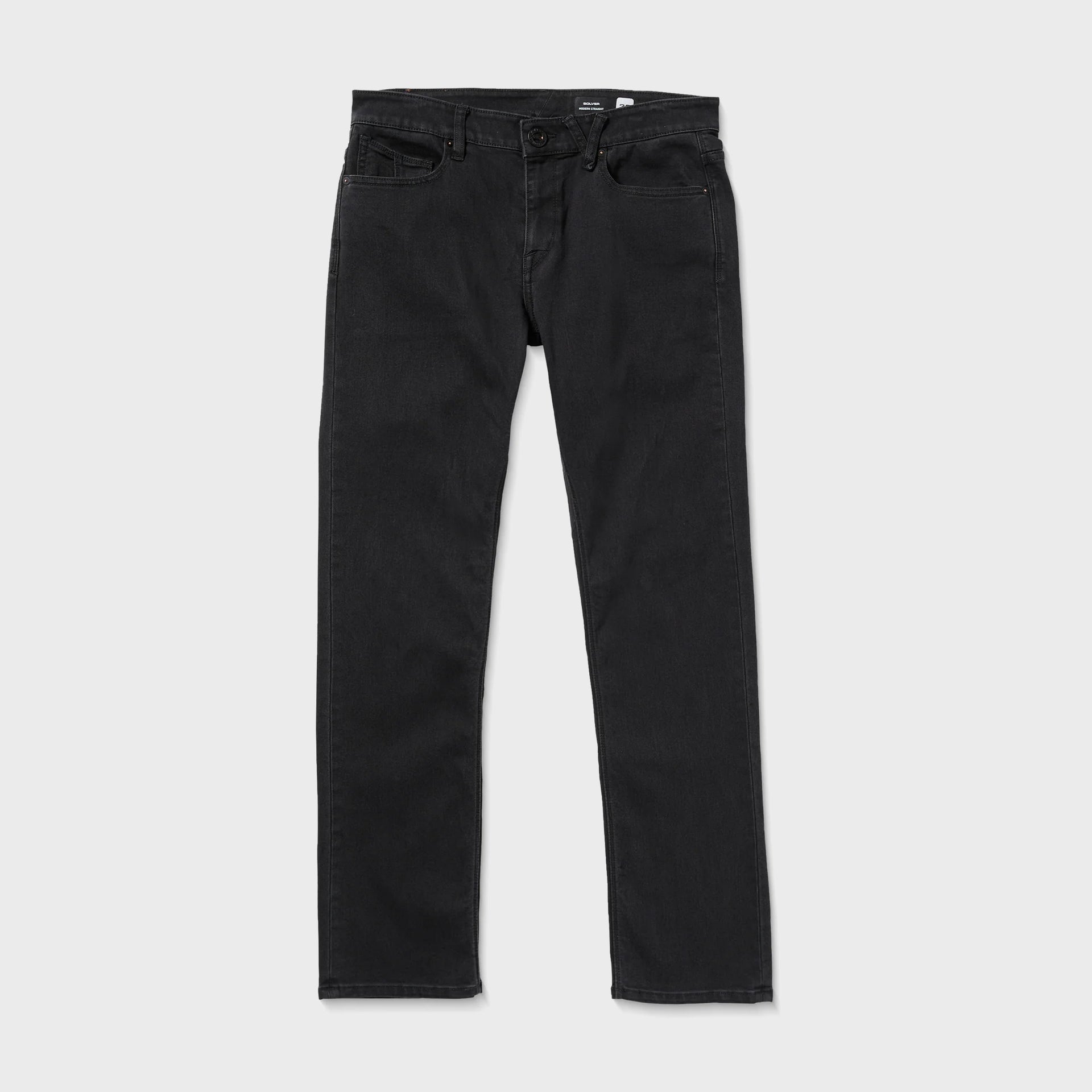 Volcom Mens Solver Jeans - Black Out - ManGo Surfing
