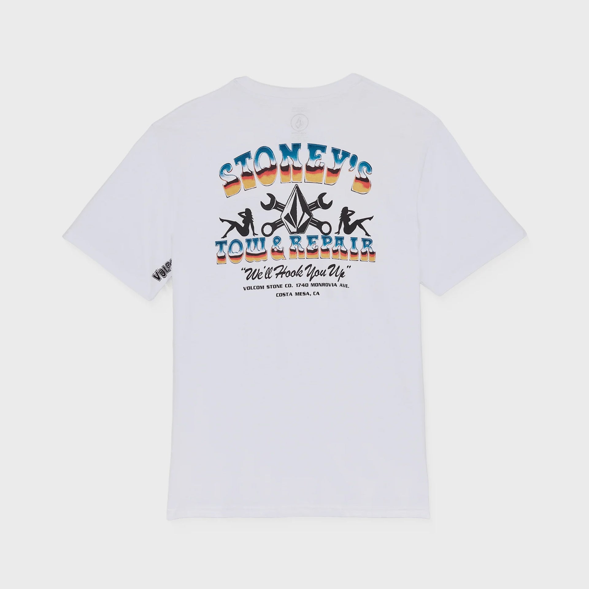 Volcom Mens Stoneys T-Shirt - White - ManGo Surfing