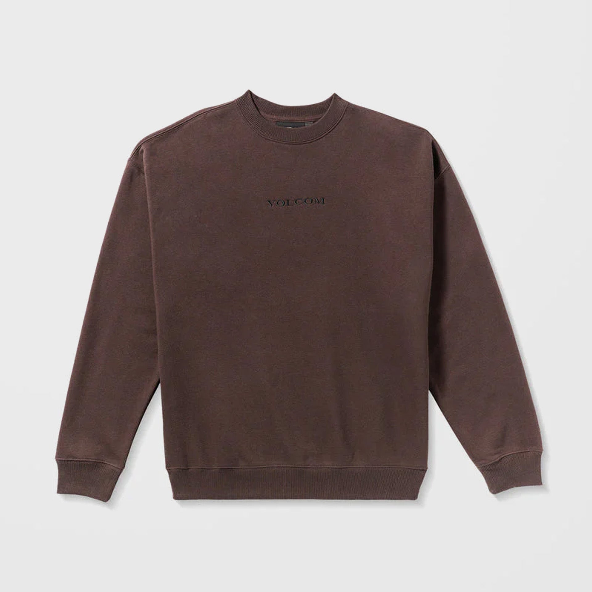 Volcom Mens Volcom Stone Sweatshirt - Cacao - ManGo Surfing