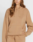 Volcom Stone Heart II Womens Sweatshirt - Mocha - ManGo Surfing