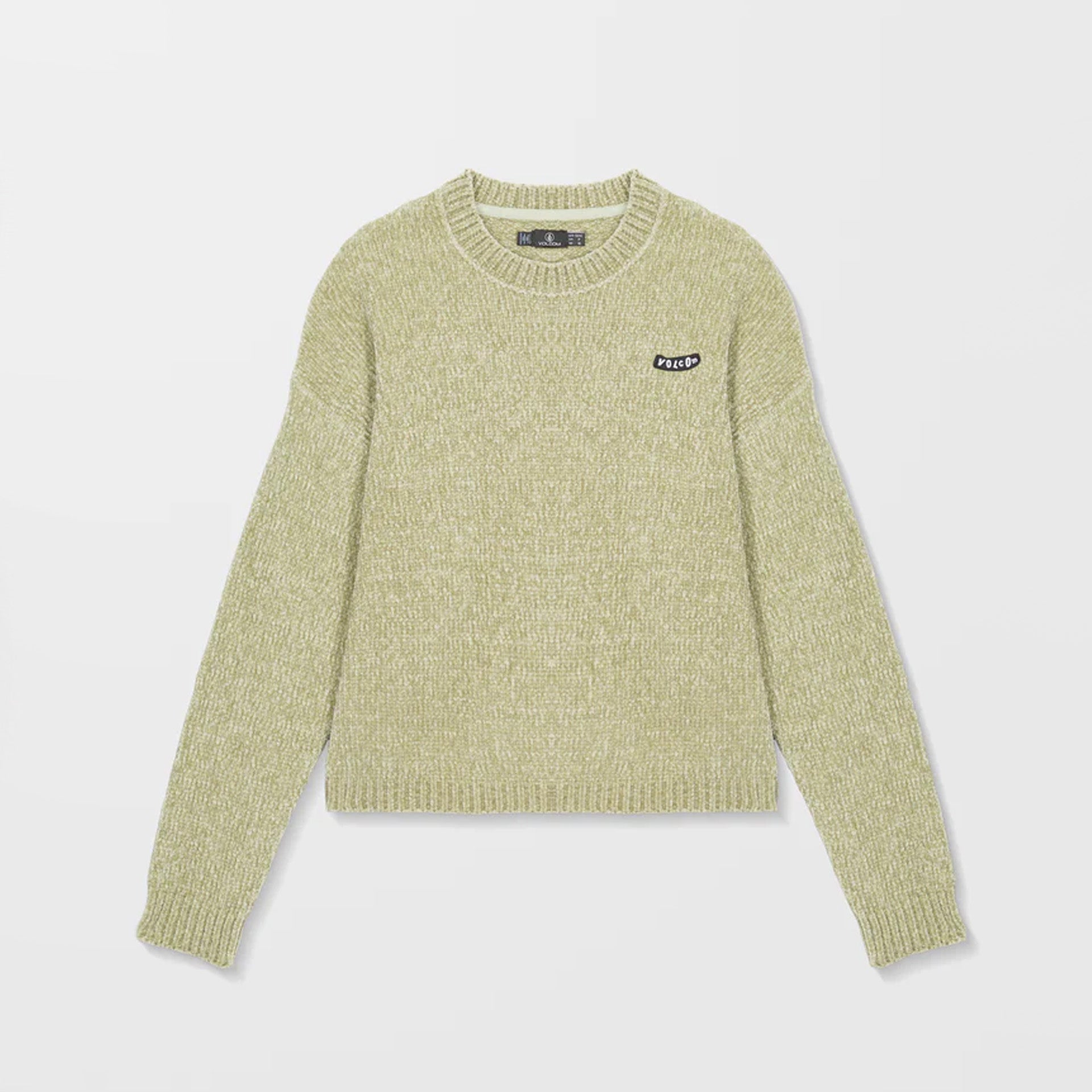 Volcom Womens Bubble Tease Sweater - Green Tea - ManGo Surfing