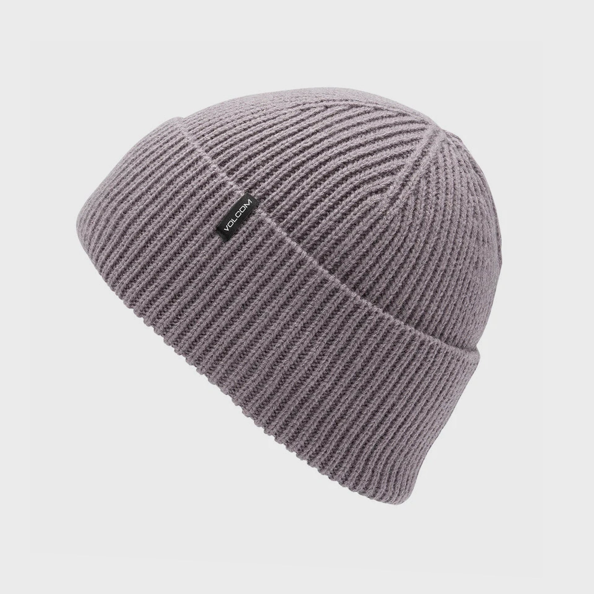 Volcom Womens Full Cut Work Beanie - One Size - Smoke - ManGo Surfing