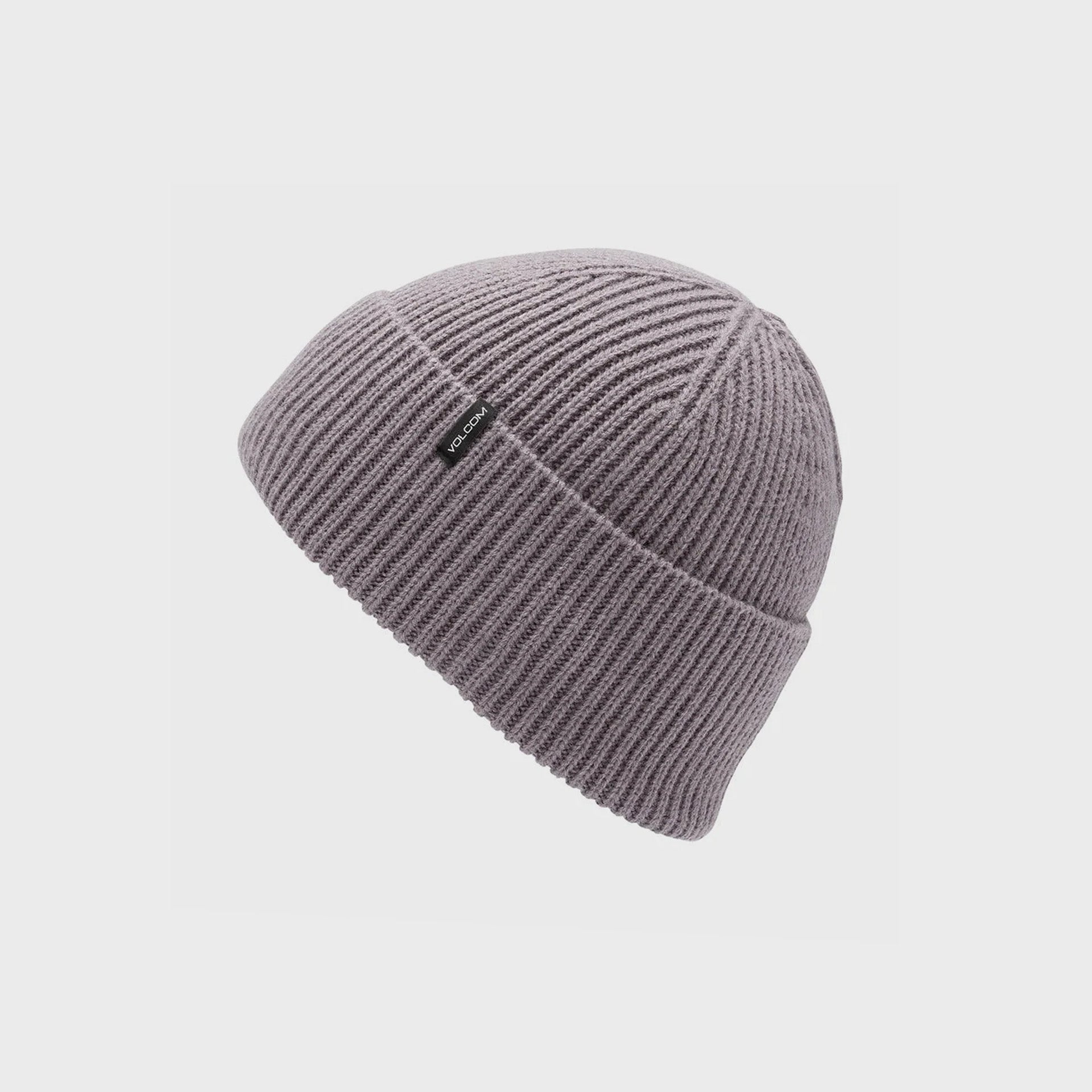 Volcom Womens Full Cut Work Beanie - One Size - Smoke - ManGo Surfing