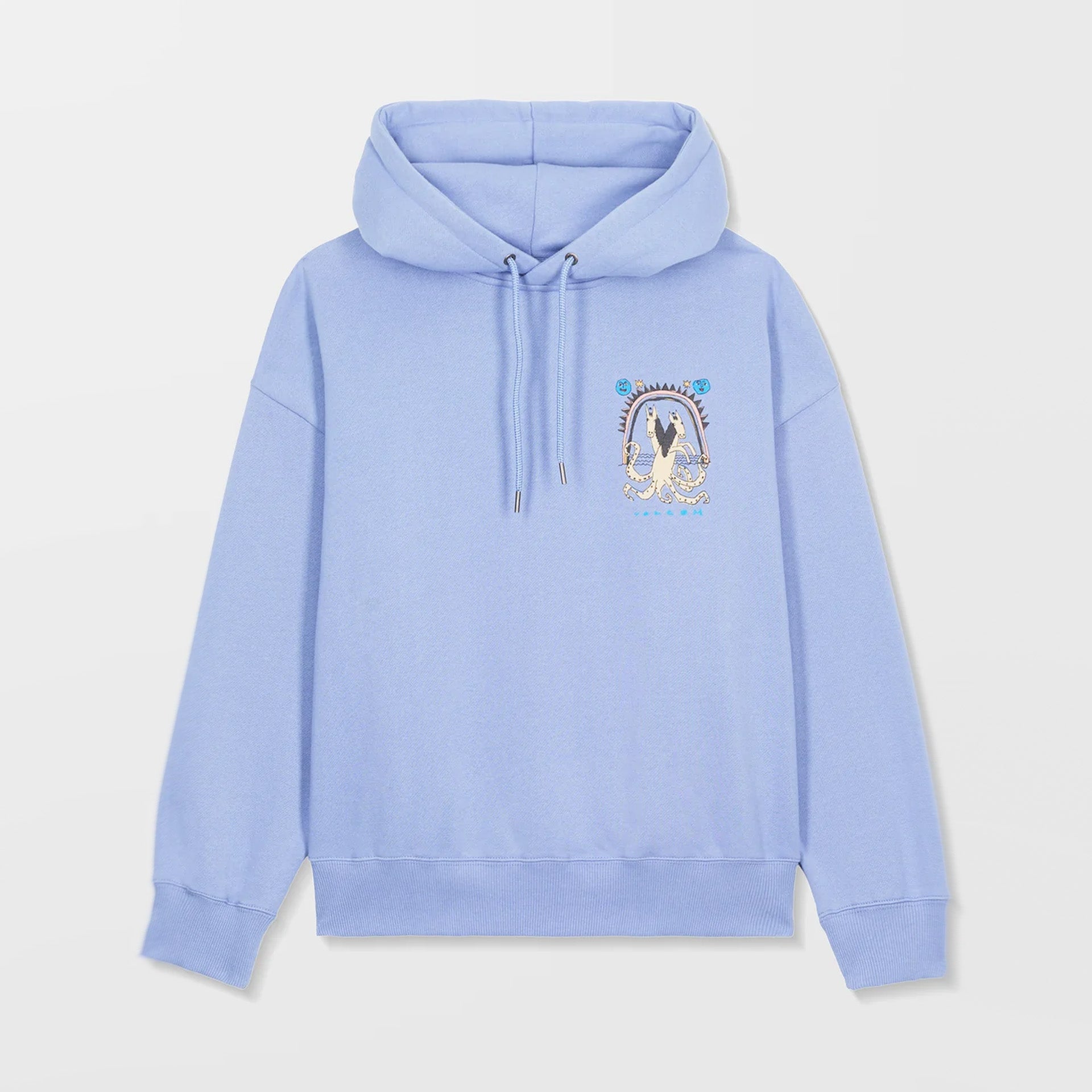 Volcom Womens Moove On Hoodie - Carolina Blue - ManGo Surfing