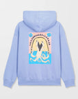 Volcom Womens Moove On Hoodie - Carolina Blue - ManGo Surfing