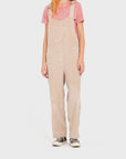 Volcom Womens Stone Street Overall - Light Khaki